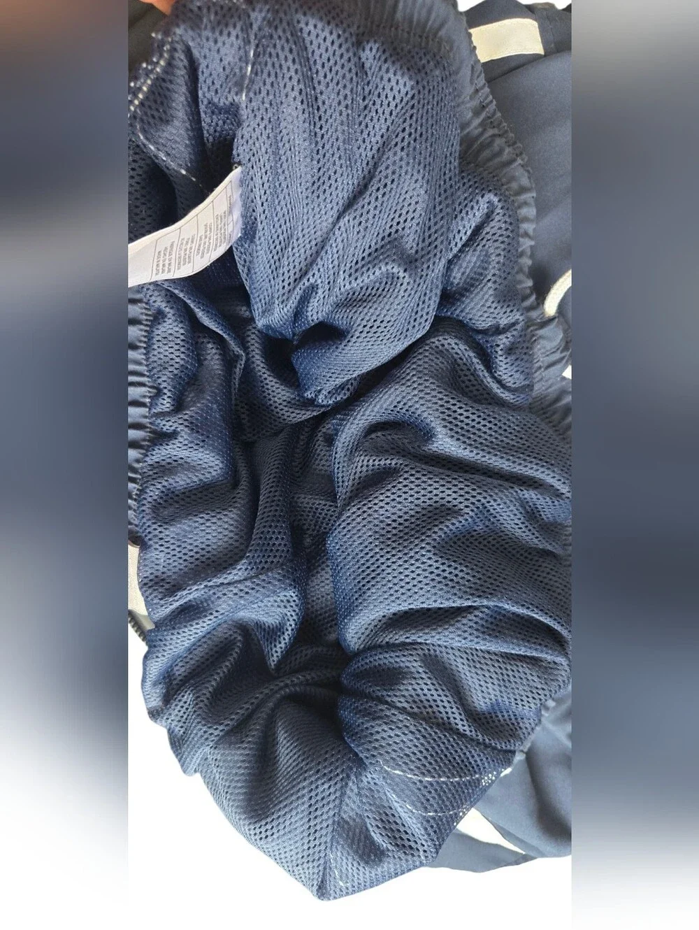 Vintage 90s Nike Mens XL Navy Blue Mesh Track Pants